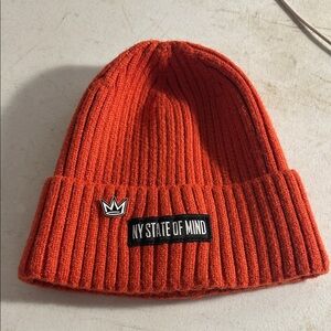 NY State of Mind Orange Beanie